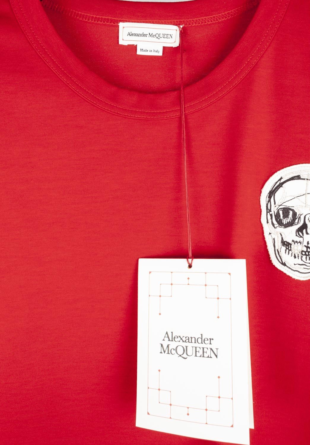 Alexander McQueen Alexander Mcqueen Men Red T-Shirt Size M H4744 Size US M / EU 48-50 / 2 - 5 Thumbnail