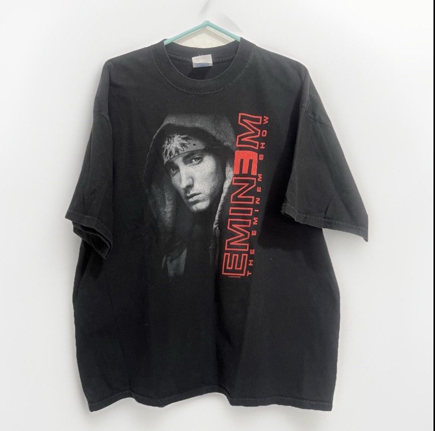 Vintage THE EMINEM SHOW 2002 vintage RAP TEE M&O Knits Promo 2xl Size US XXL / EU 58 / 5 - 1 Thumbnail