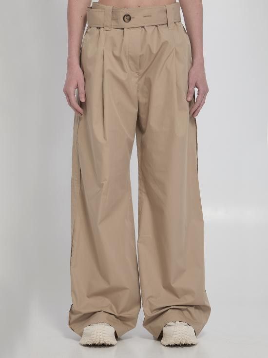 Moncler MONCLER Women Straight Pants 2A00012 BEIGE Size 27" / US 4 / IT 40 - 1 Thumbnail