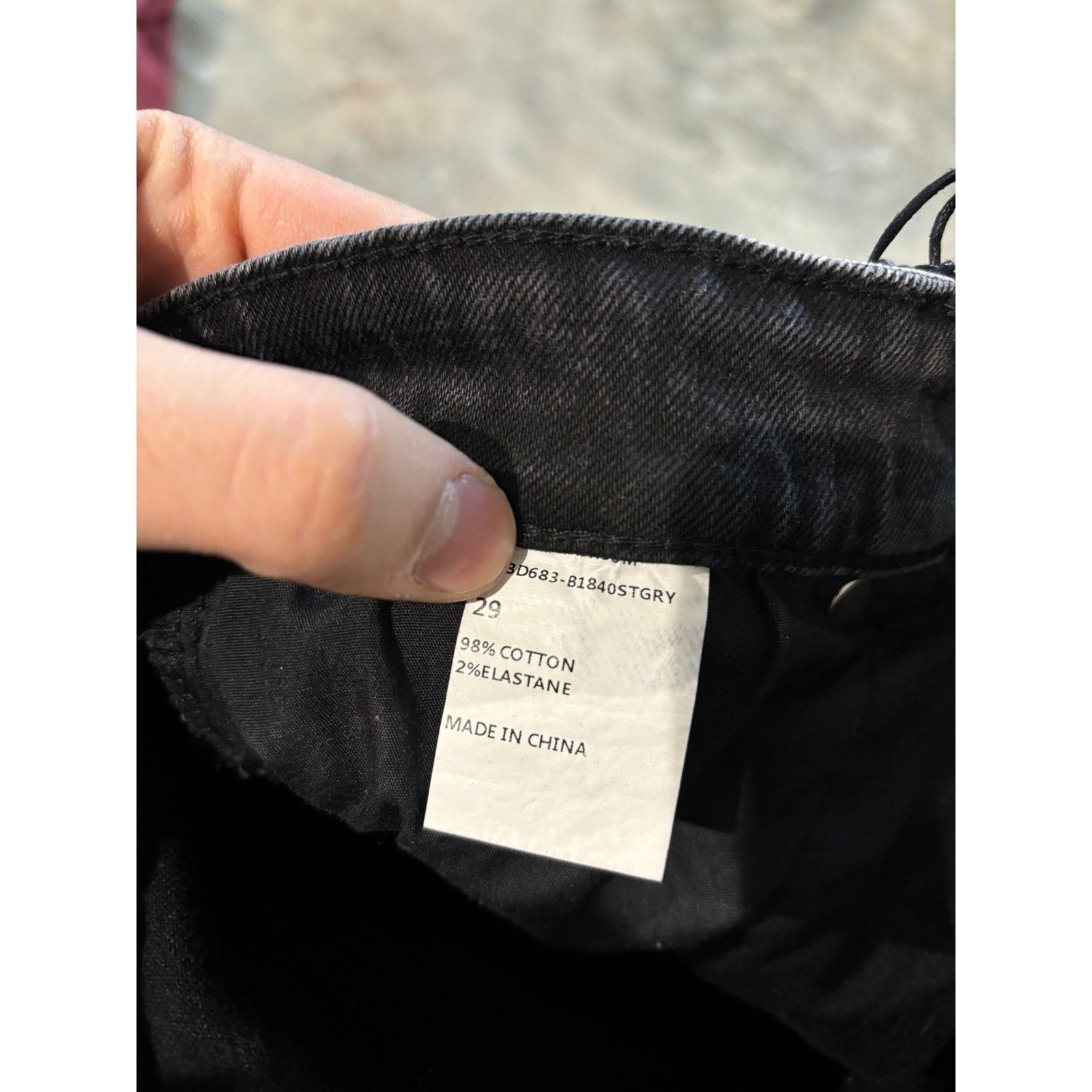 Rta RTA Knee Patch Denim Grey New 29 With Tags Size US 29 - 3 Thumbnail