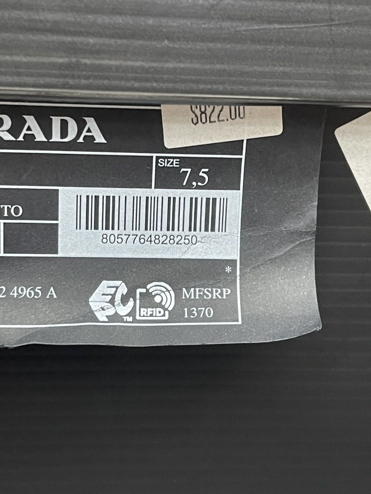 Prada Size 7.5/8.5US - Prada Cloudburst Thunder Knit “Anthracite” Size US 8.5 / EU 41-42 - 13 Thumbnail