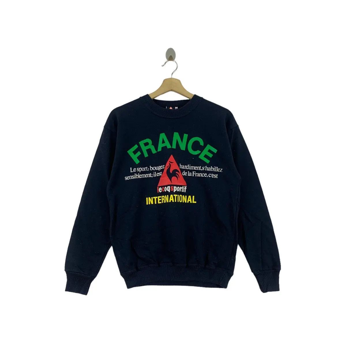 Vintage Vintage 90’ LE COQ SPORTIF France International Sweatshirt Size M / US 6-8 / IT 42-44 - 1 Thumbnail