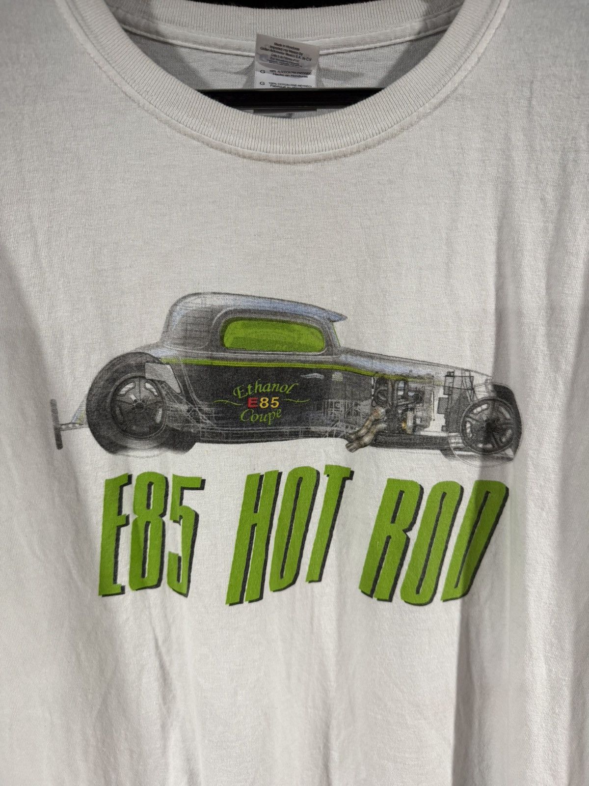 Vintage 2000s Y2K Vintage E85 Hot Rod Grunge Car Tee L Size US L / EU 52-54 / 3 - 2 Thumbnail