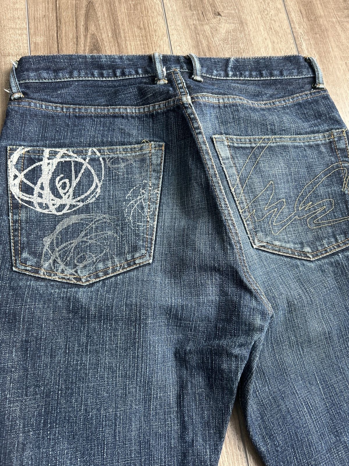 Futura Futura 2000 Denim Blue Size 31 Faded Size US 31 - 1 Thumbnail