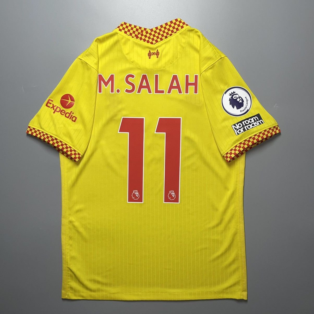 Nike × Vintage LIVERPOOL NIKE 2021/2022 FOOTBALL THIRD JERSEY #11 SALAH Size US M / EU 48-50 / 2 - 1 Thumbnail