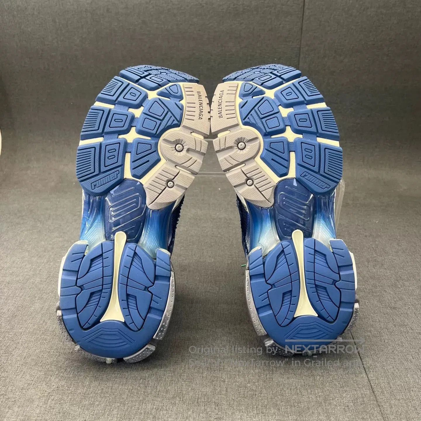 Balenciaga Blue Low-Top Sneakers Size 7. Size US 7 / EU 40 - 7 Thumbnail