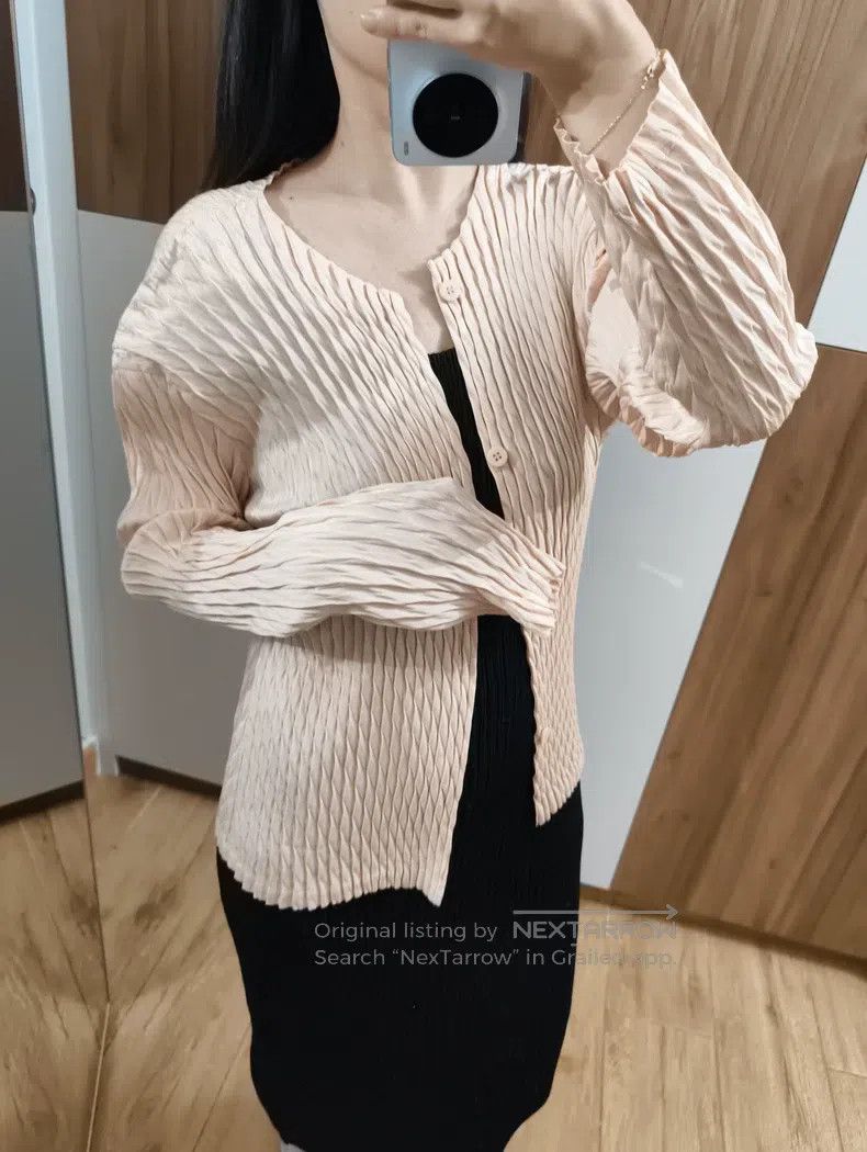 Issey Miyake Issey Miyake Main Line Fish Scale Cardigan Size M / US 6-8 / IT 42-44 - 6 Thumbnail