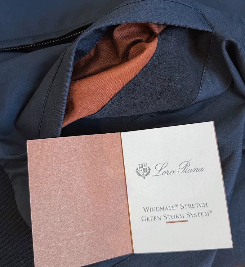 Loro Piana LORO PIANA Tie-on jacket with cashmere lining Size US XXL / EU 58 / 5 - 8 Thumbnail