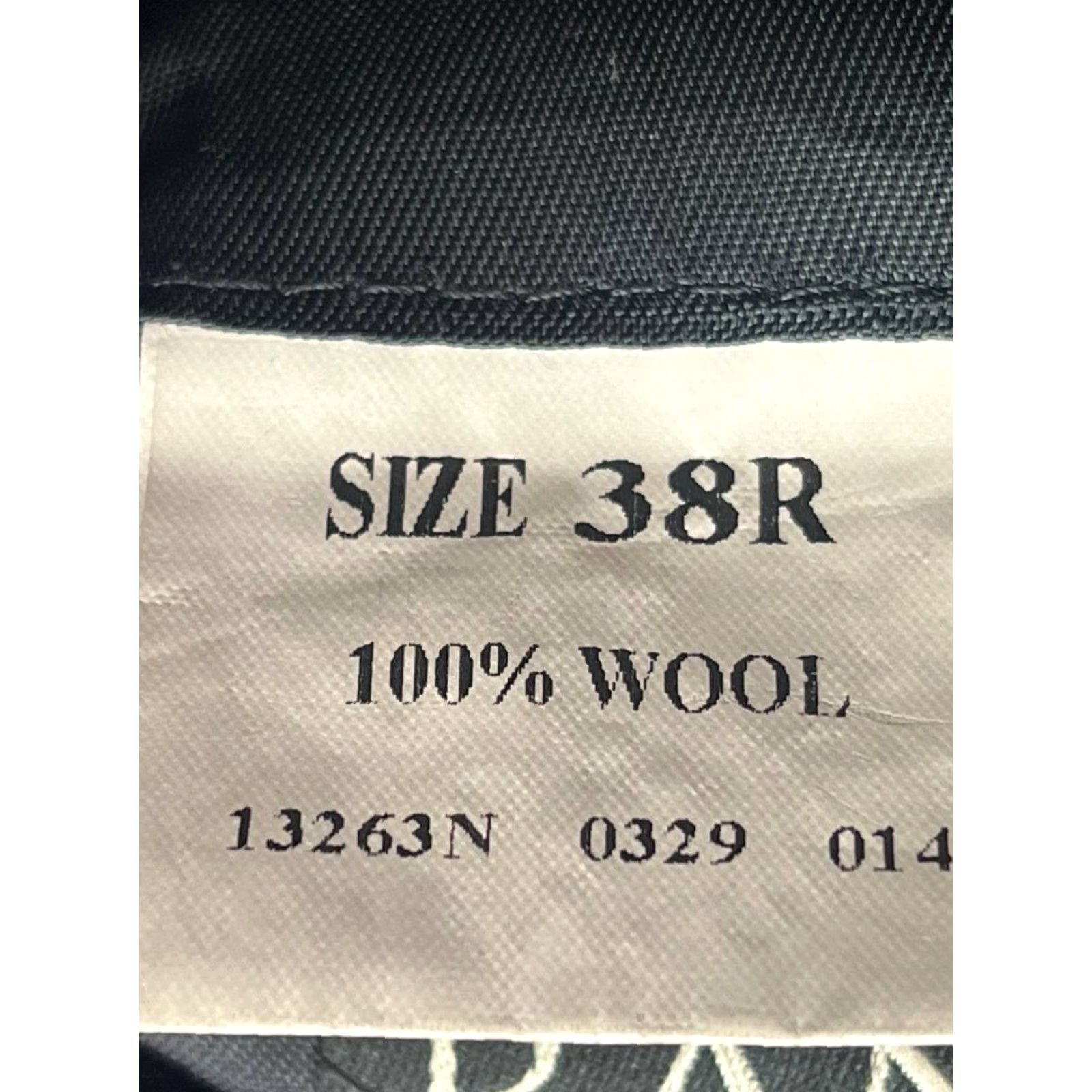Jos. A. Bank VINTAGE Jos. A. Bank Blazer Solid Black Two Button Single Breasted 100% Wool Men 38R Size 38R - 7 Thumbnail