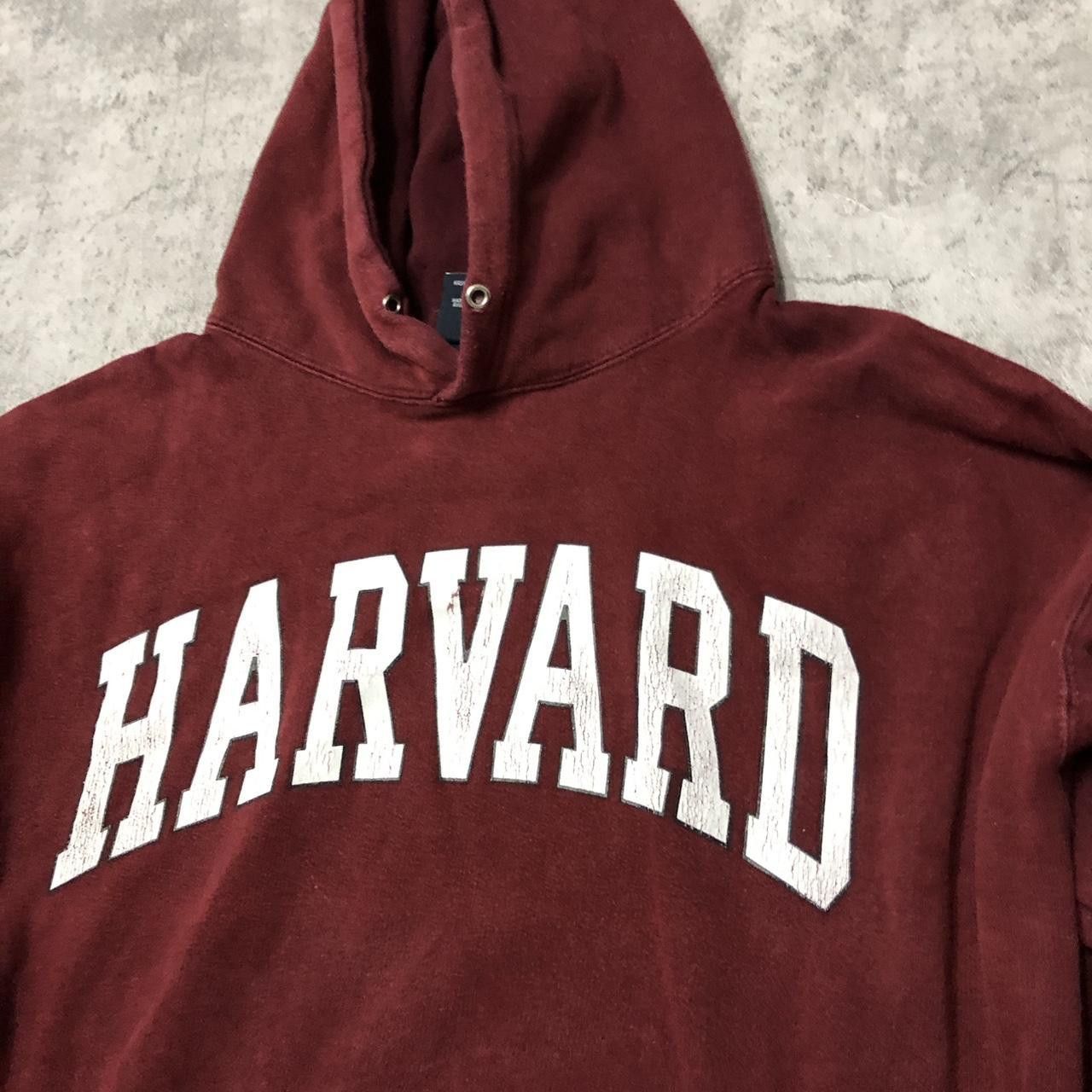 Other Burgundy Harvard hoodie with white embroidery collegiate Size US XL / EU 56 / 4 - 2 Thumbnail