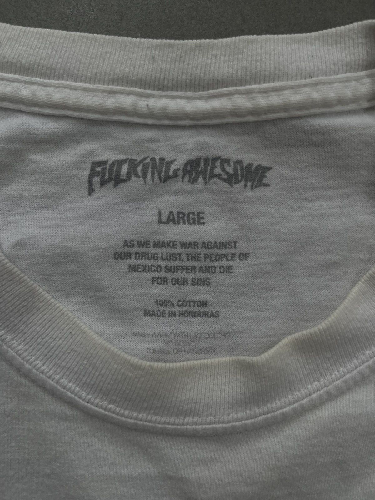 Fucking Awesome FA Battlefield Tee Size US L / EU 52-54 / 3 - 3 Thumbnail
