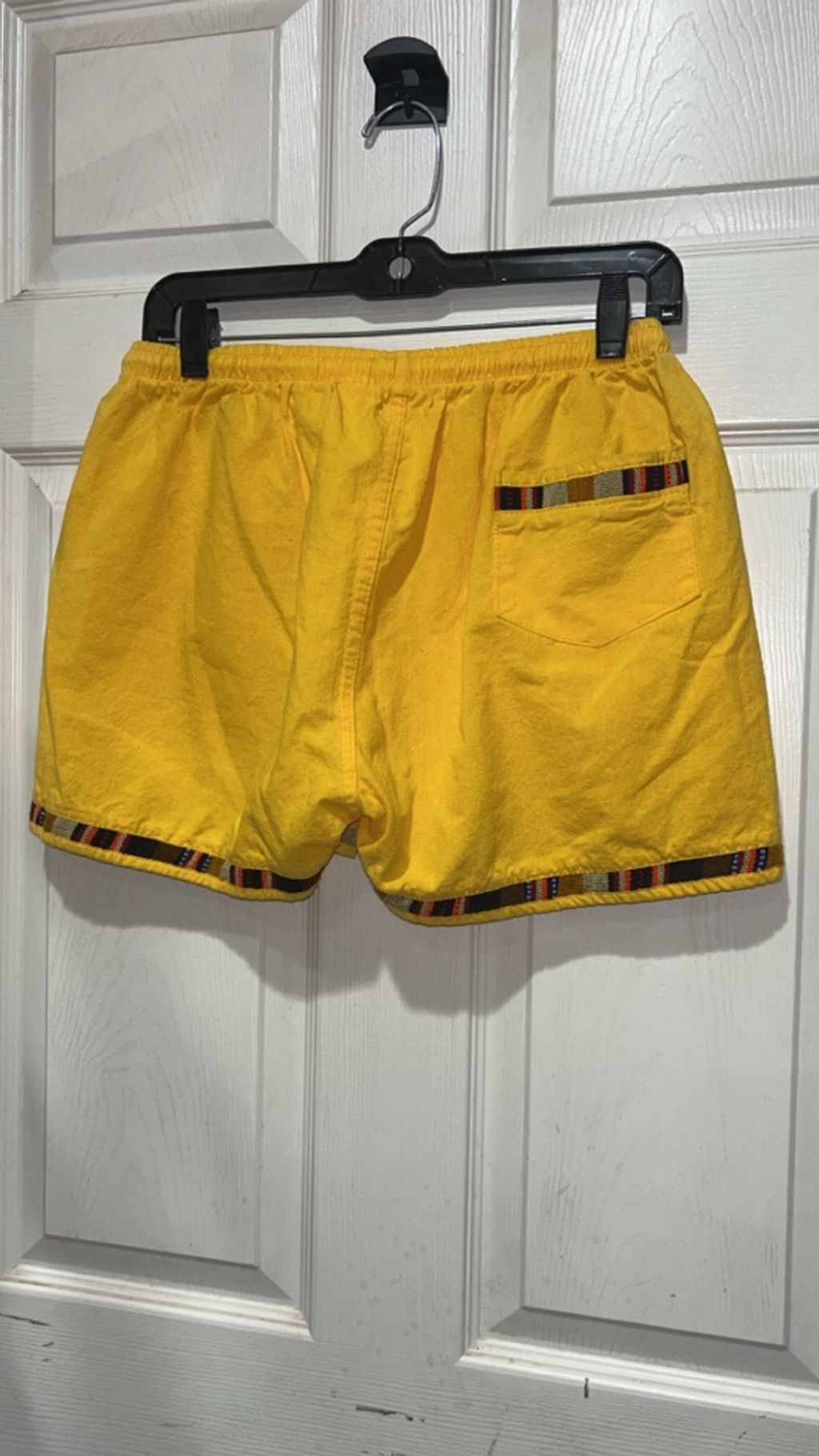 Canon Women's Canoz Yellow Multicolor Casual Shorts L Size 32" / US 10 / IT 46 - 3 Thumbnail
