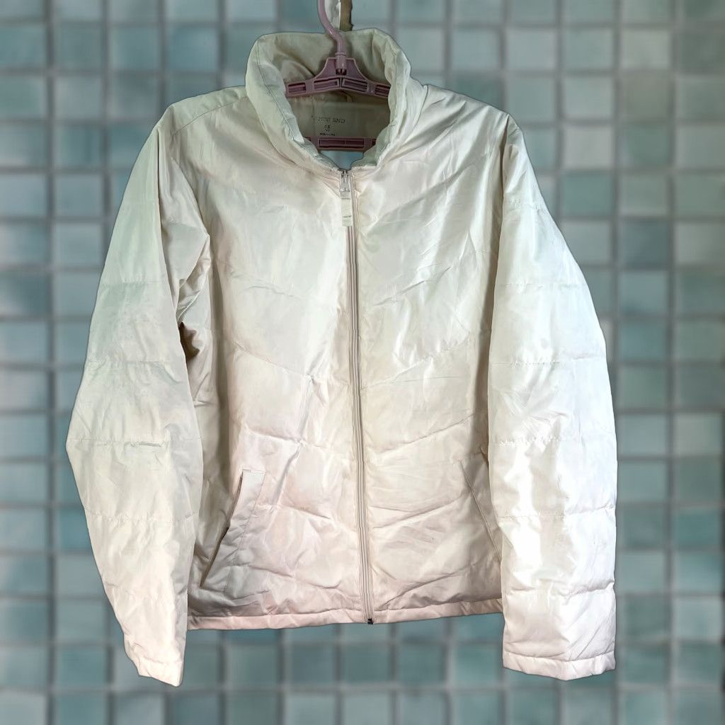 Lands' End Lands End Jacket Womens Size 14/16 Ivory Light Weight Down Size XXL / US 16-18 / IT 52-54 - 1 Thumbnail