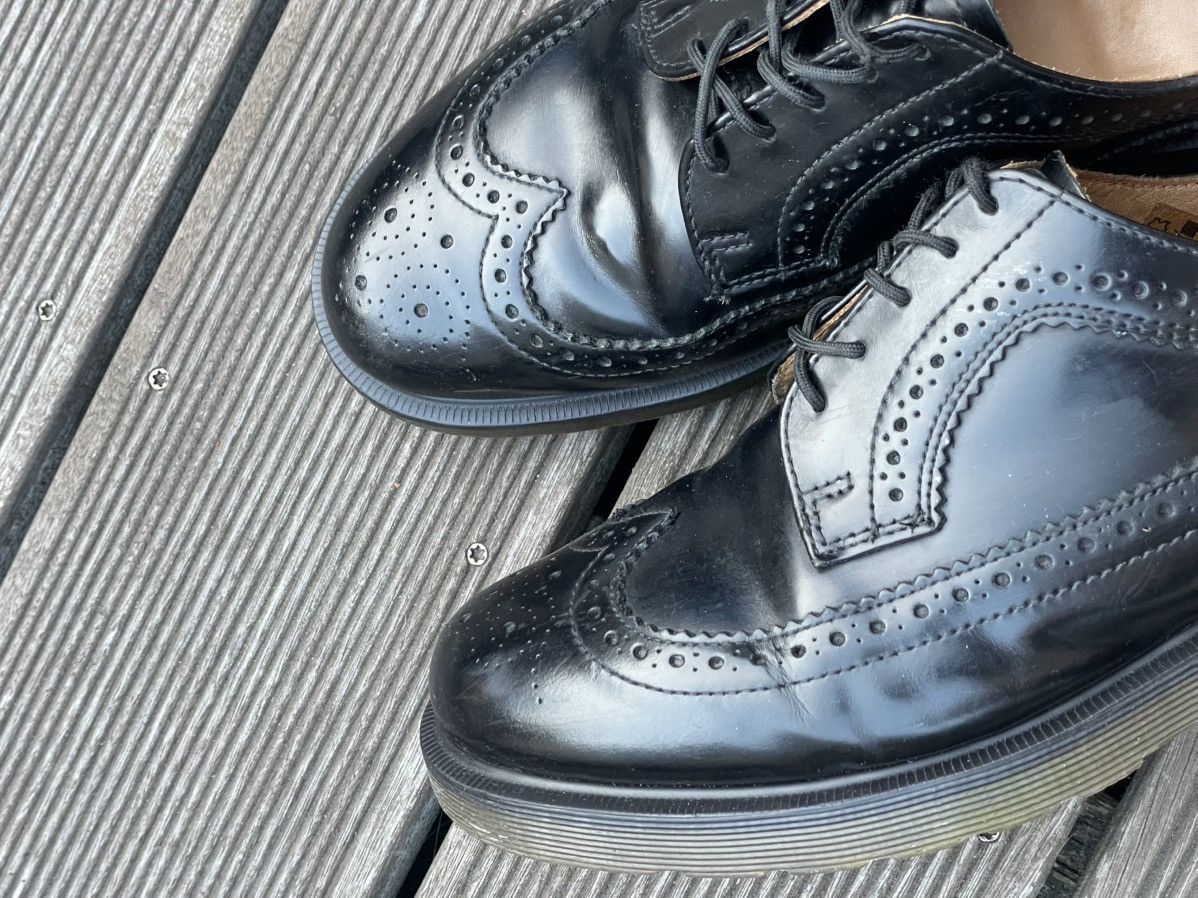 Dr. Martens Dr.Martens Wingtip Oxford Brogue Men's Black Leather Boots Size US 10 / EU 43 - 6 Thumbnail