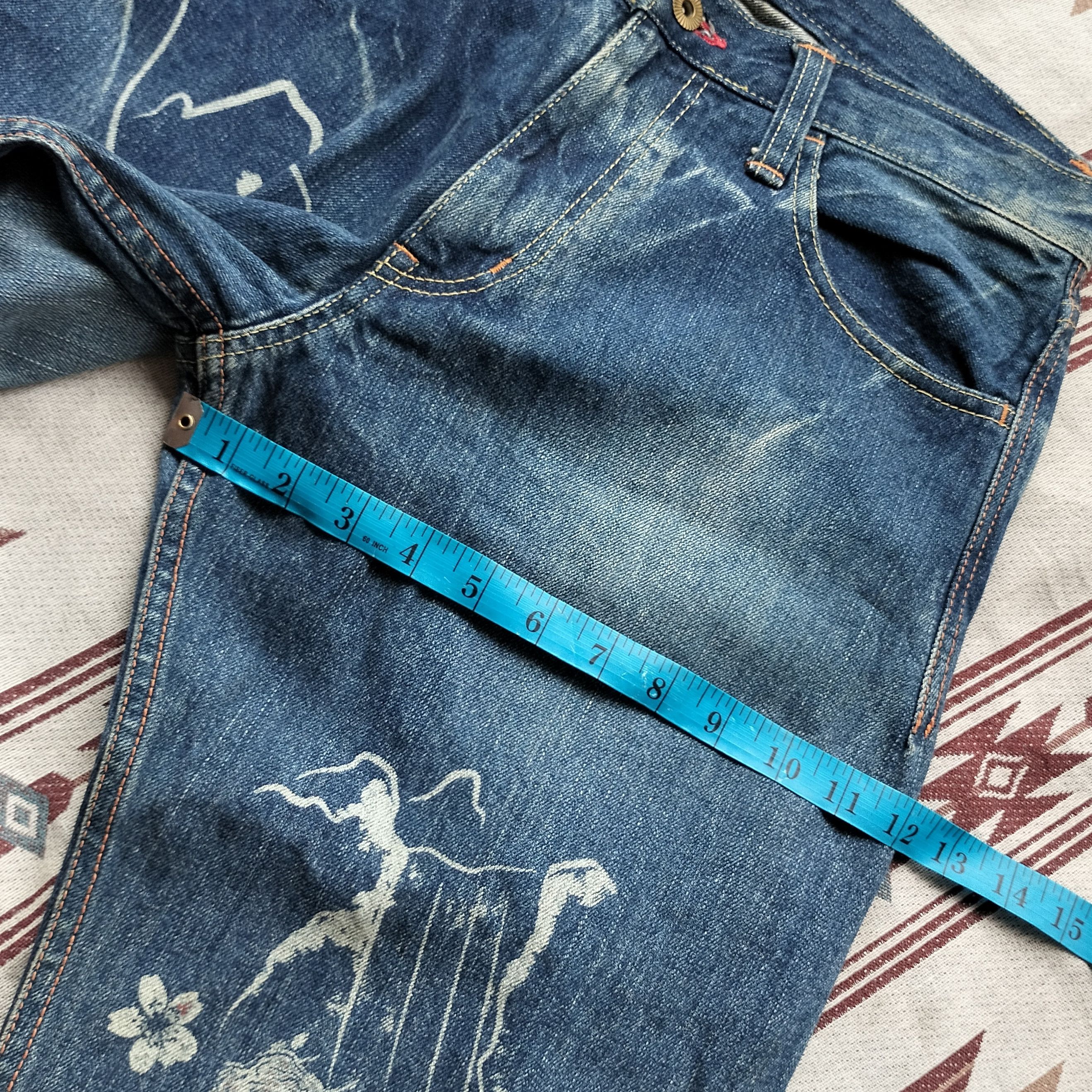 Sugar Cane Vintage japan koi art marble denim Size US 32 / EU 48 - 12 Thumbnail