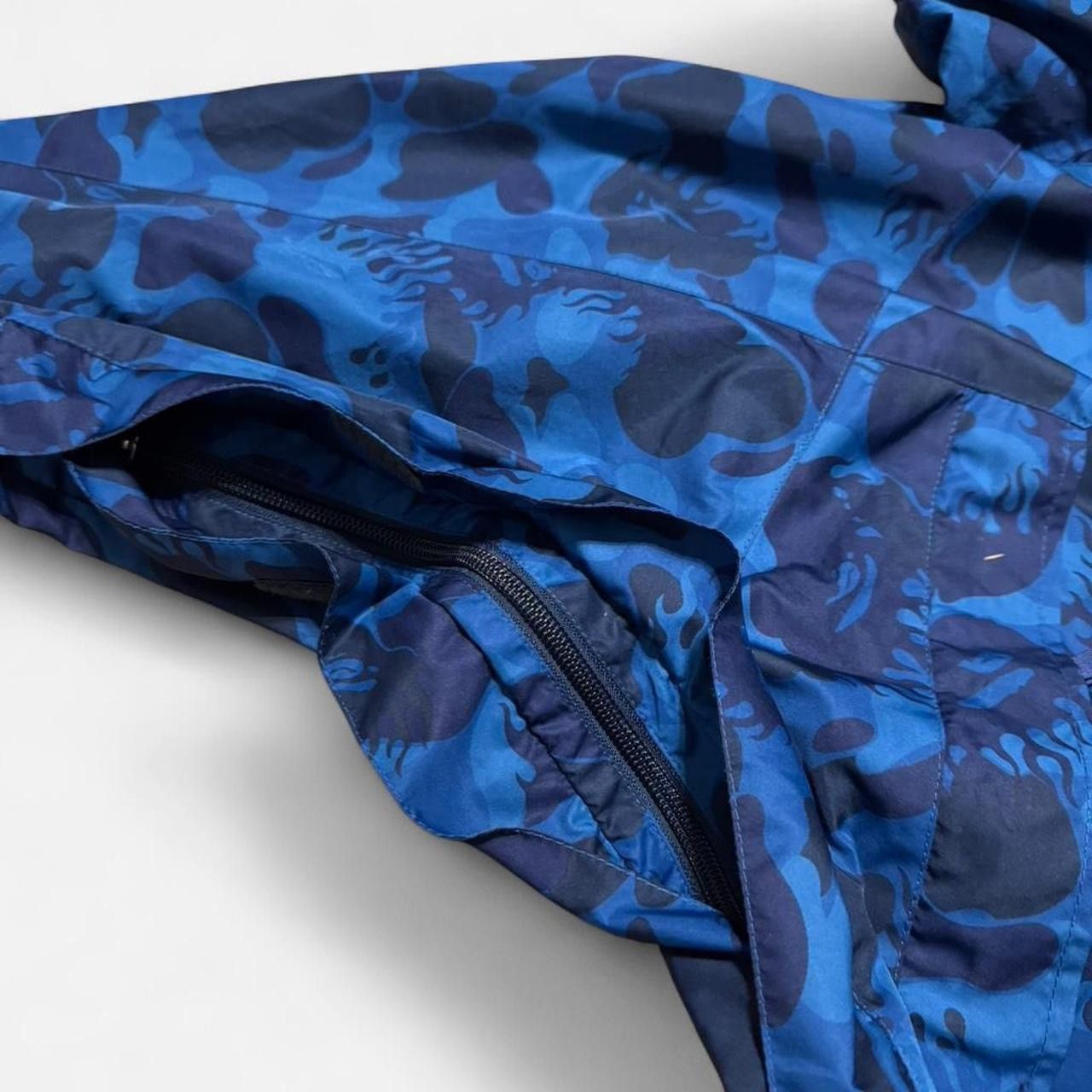 Bape Bape Classics Blue Fire Camo Snowboarding Jacket Size US M / EU 48-50 / 2 - 5 Thumbnail