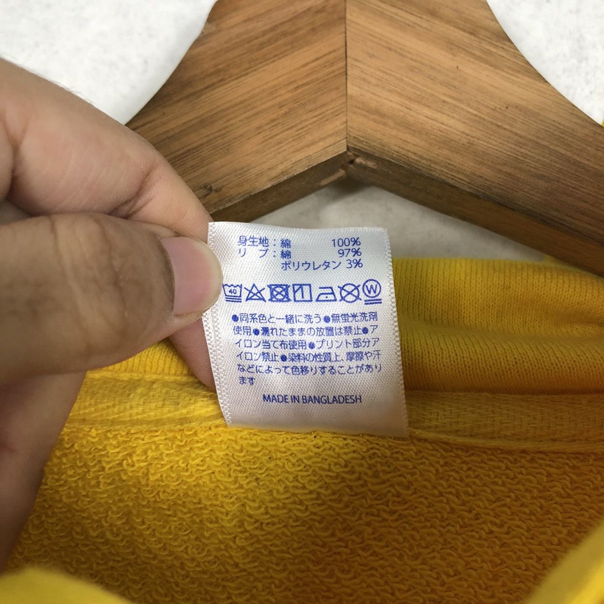 Japanese Brand 📌Distressed Design Rich Yellow Hoodie Sweatshirt Nu Skool Size US L / EU 52-54 / 3 - 19 Thumbnail