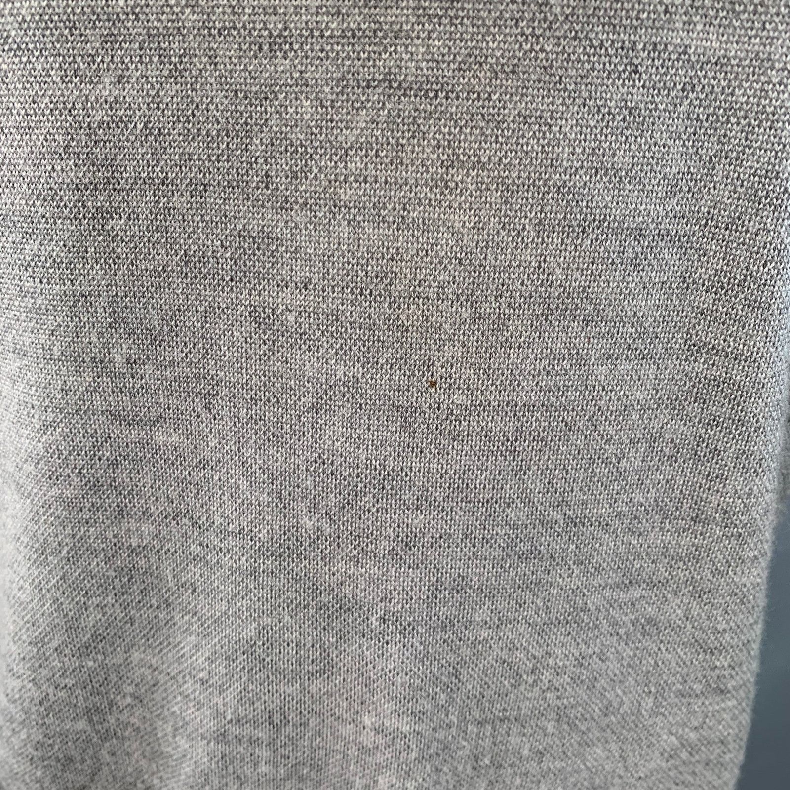 Brooks Brothers BROOKS BROTHERS Size M Grey Merino Wool 1/4 Zip Pullover Size US M / EU 48-50 / 2 - 6 Thumbnail
