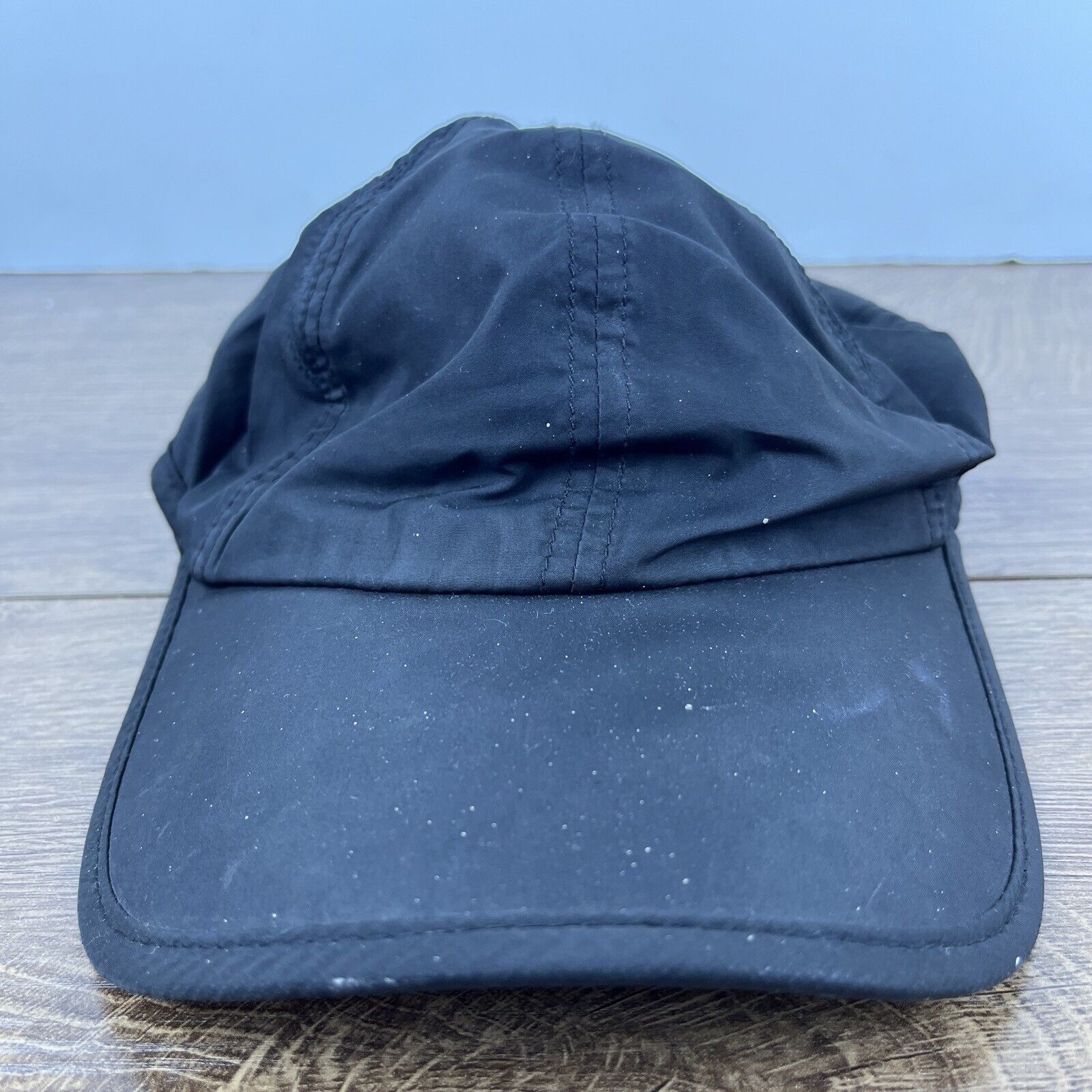 Other Black Running Hat Athletic Cap Hat Black Hat Adjustable Adul Size ONE SIZE - 2 Thumbnail