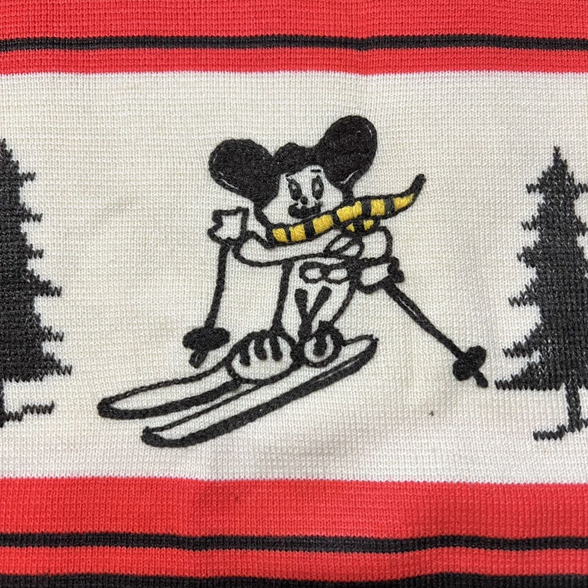 Disney × Mickey Mouse × Vintage Vintage 70’s Disneyland Mickey Mouse Ugly Christmas Sweater Size US L / EU 52-54 / 3 - 5 Thumbnail