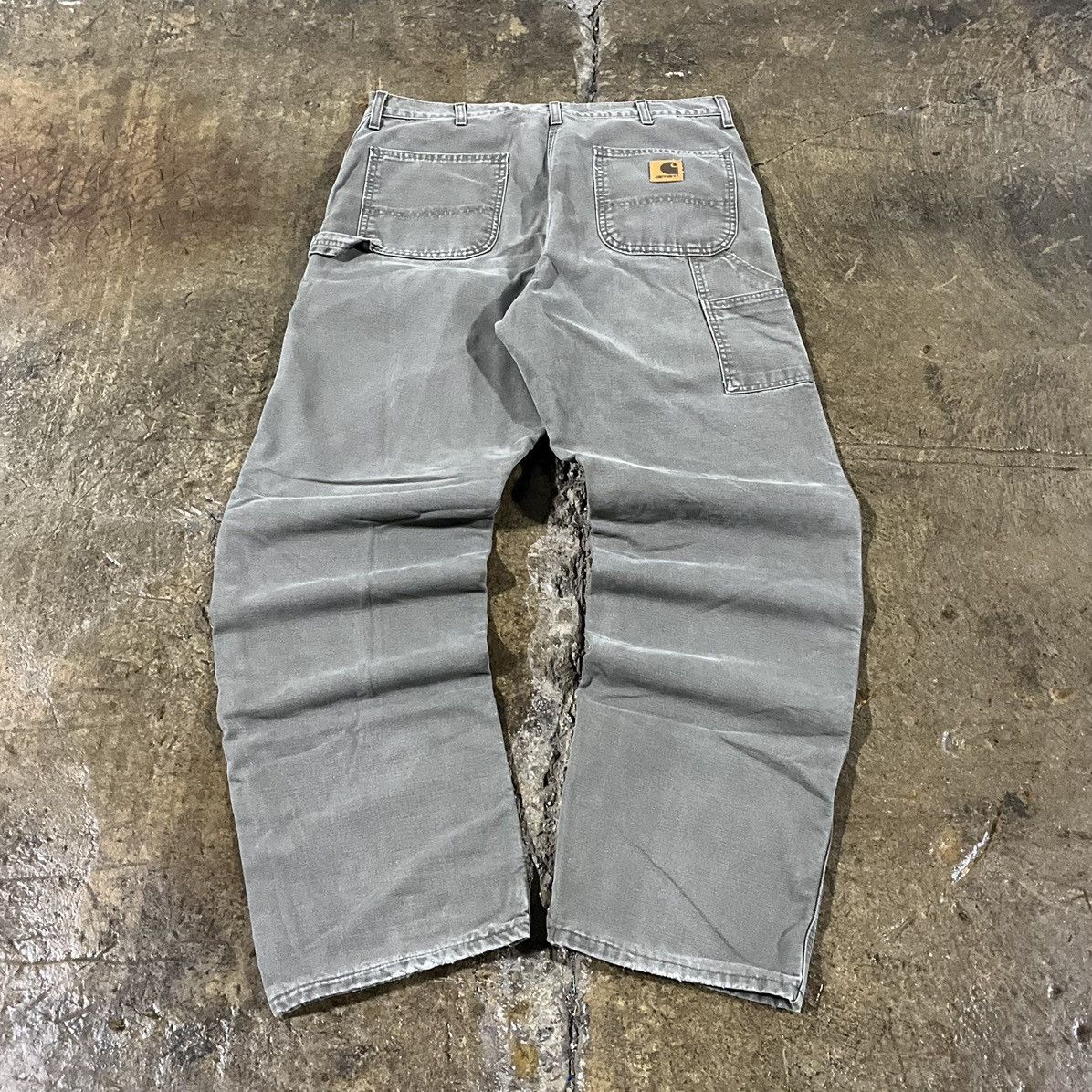 Carhartt × Vintage Vintage Carhartt Flannel Lined Workwear Carpenter Pants Size US 38 / EU 54 - 1 Thumbnail