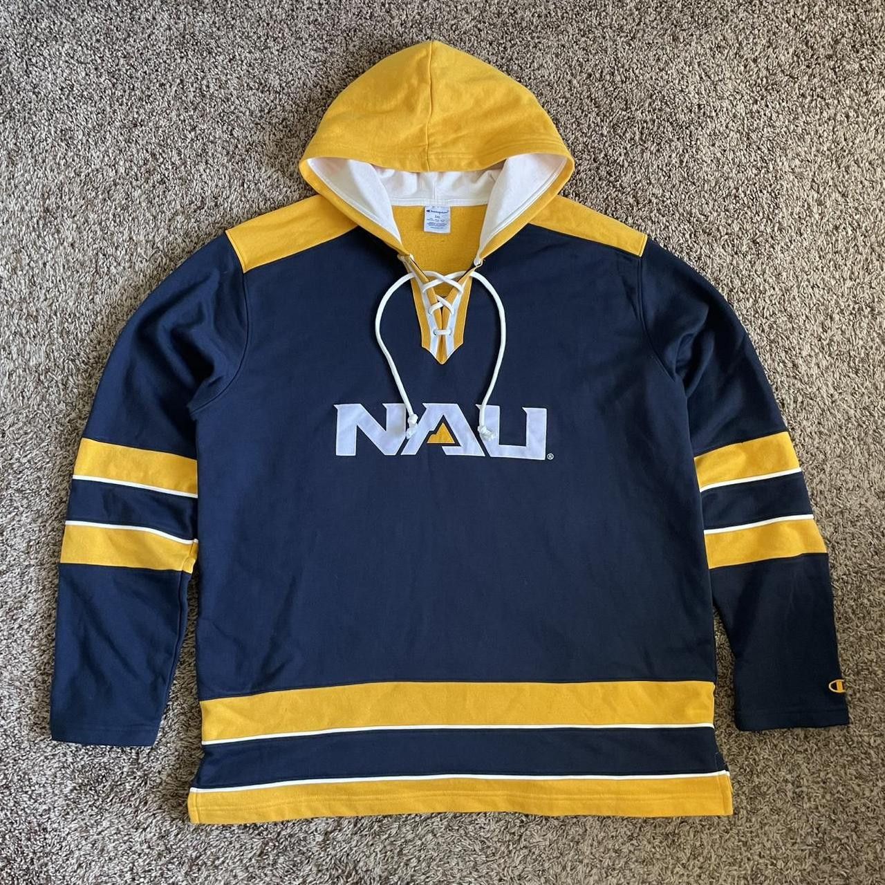 Champion NAU Champion Pullover Hoodie Northern Arizona University Size US XXL / EU 58 / 5 - 1 Thumbnail