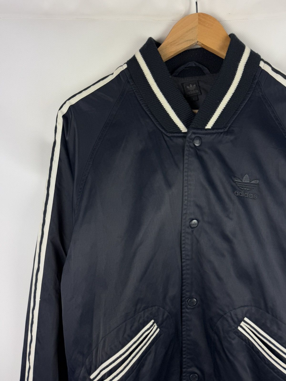 Adidas Adidas Originals Vintage Men’s Cotton / Nylon Bomber Jacket Size US S / EU 44-46 / 1 - 4 Thumbnail