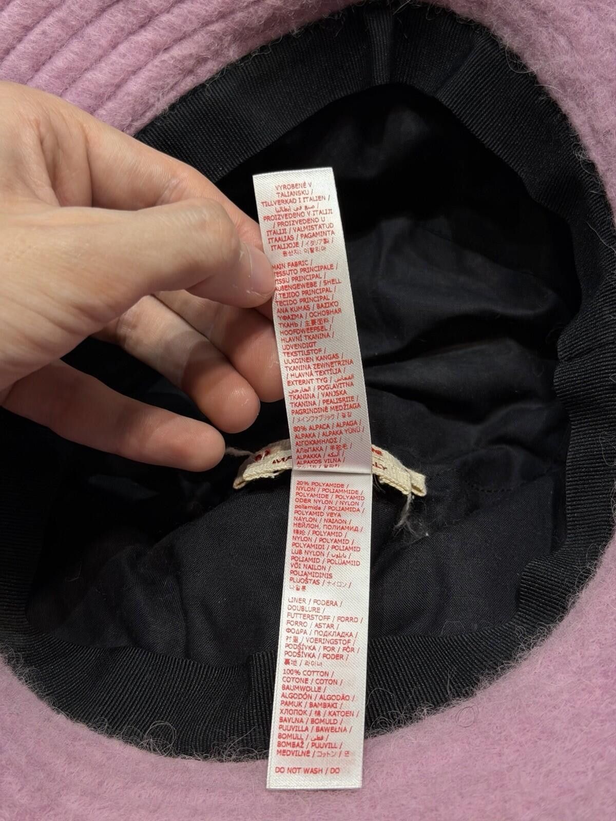 Marni Marni Pink Fur Bucket Hat 100% Authentic (Size Large) Size ONE SIZE - 11 Thumbnail