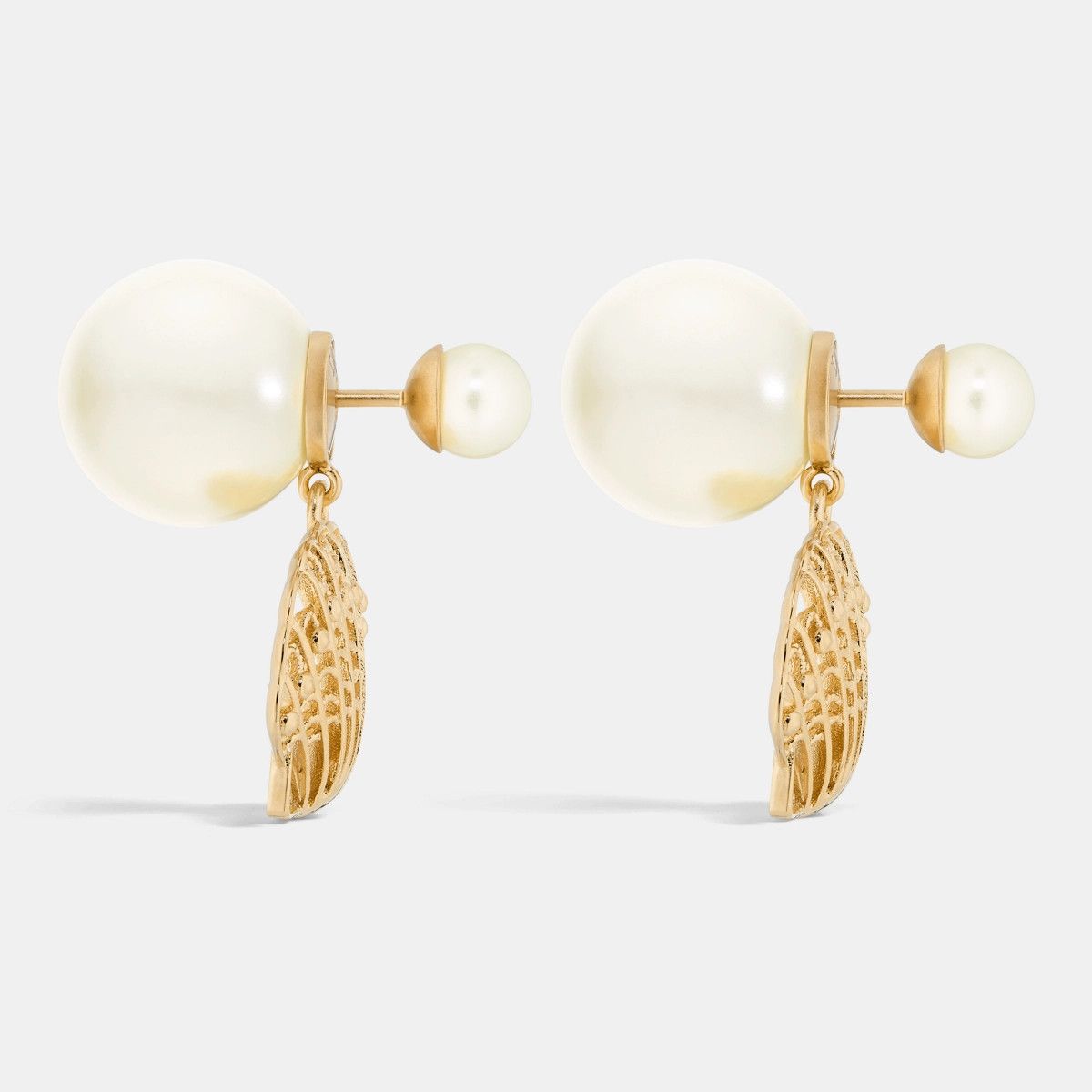 Dior o1bcso1str0126 Size:OS/Tribales Earrings in Golden/White Size ONE SIZE - 2 Thumbnail