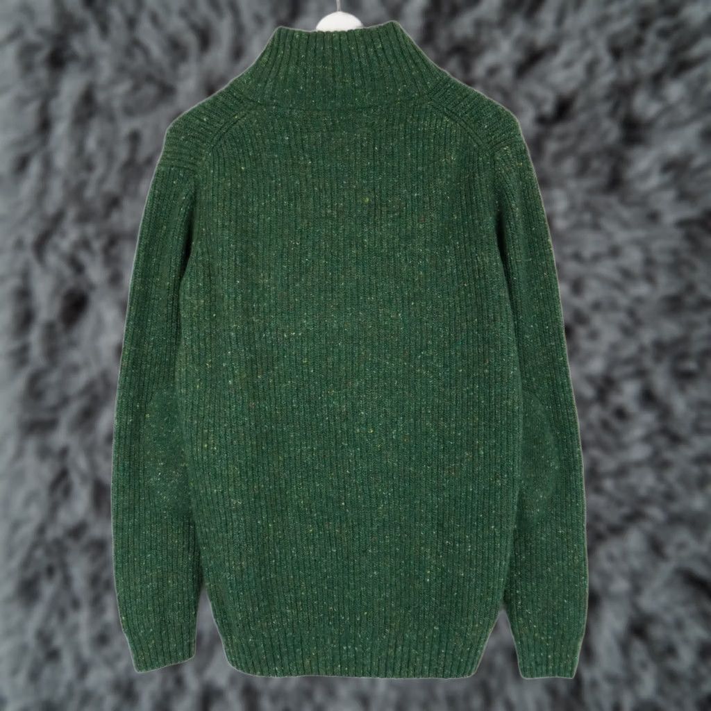 Vintage MCNEAL Jumper Men's LARGE Lambswool Blend Knitted Button Mock Neck Pullover Size US L / EU 52-54 / 3 - 1 Thumbnail