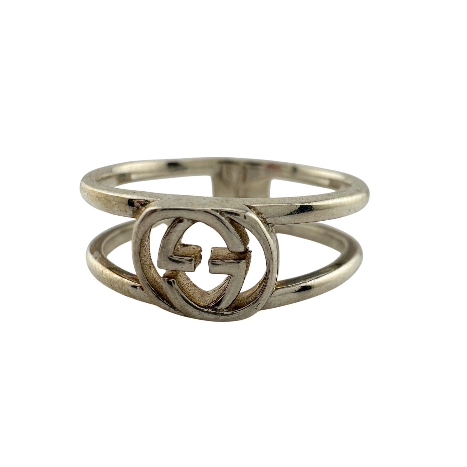 Gucci Gucci Interlocking G Open Band Ring Size 5.75 (11) Size ONE SIZE - 6 Thumbnail