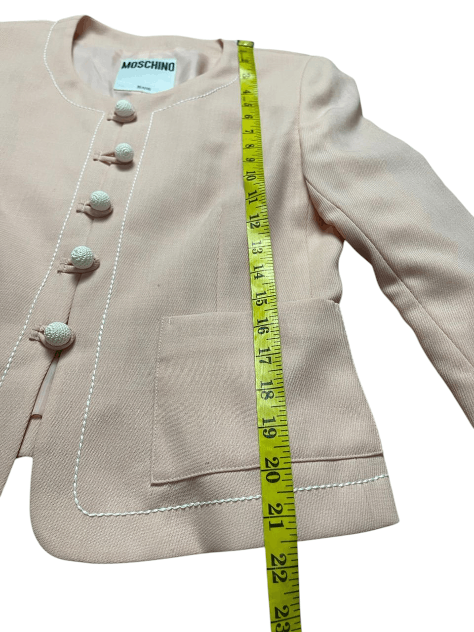 Moschino Moschino Light Pink Blazer Size M / US 6-8 / IT 42-44 - 4 Thumbnail
