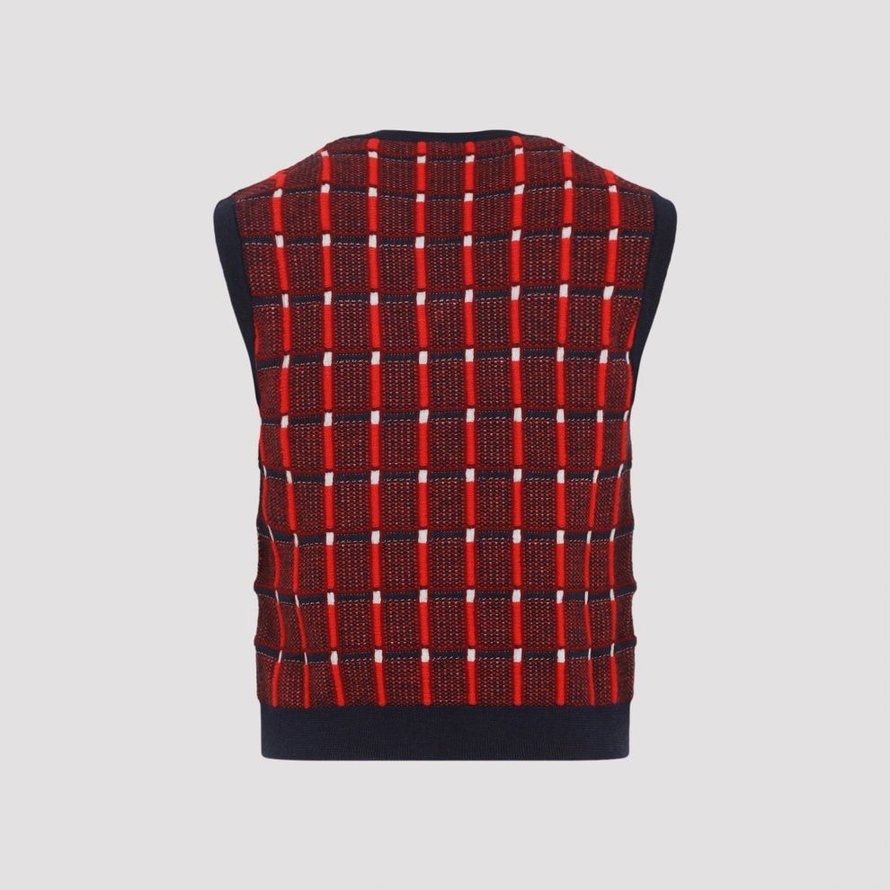 Giorgio Armani JIL SANDER Red Vest New & Authentic (Men's size:XL;) Size US XL / EU 56 / 4 - 2 Thumbnail