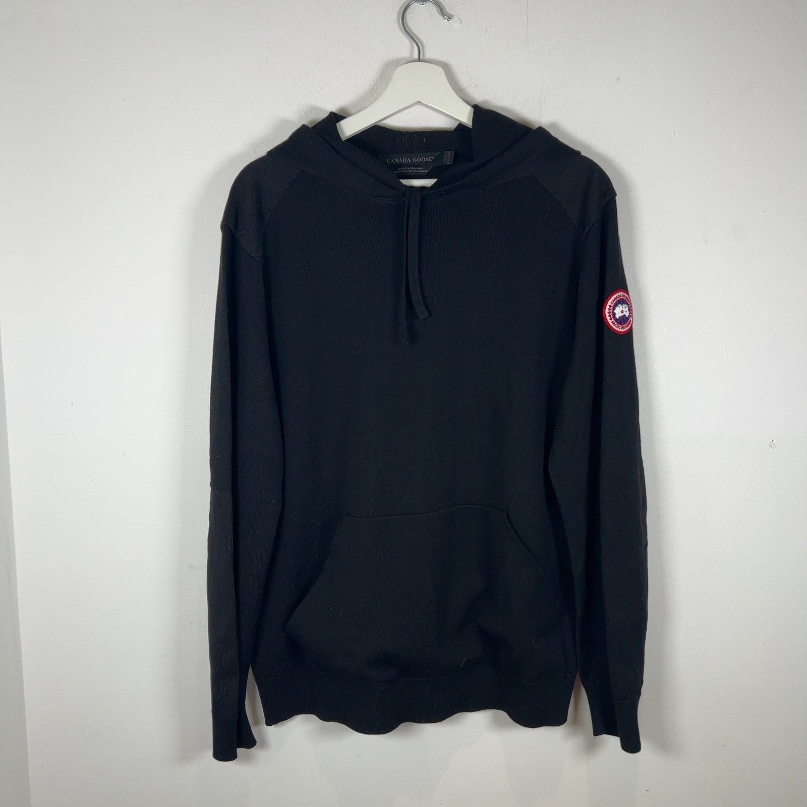 Canada Goose Canada Goose Merino Wool Knit Patch Striped Hoodie Size US L / EU 52-54 / 3 - 1 Thumbnail