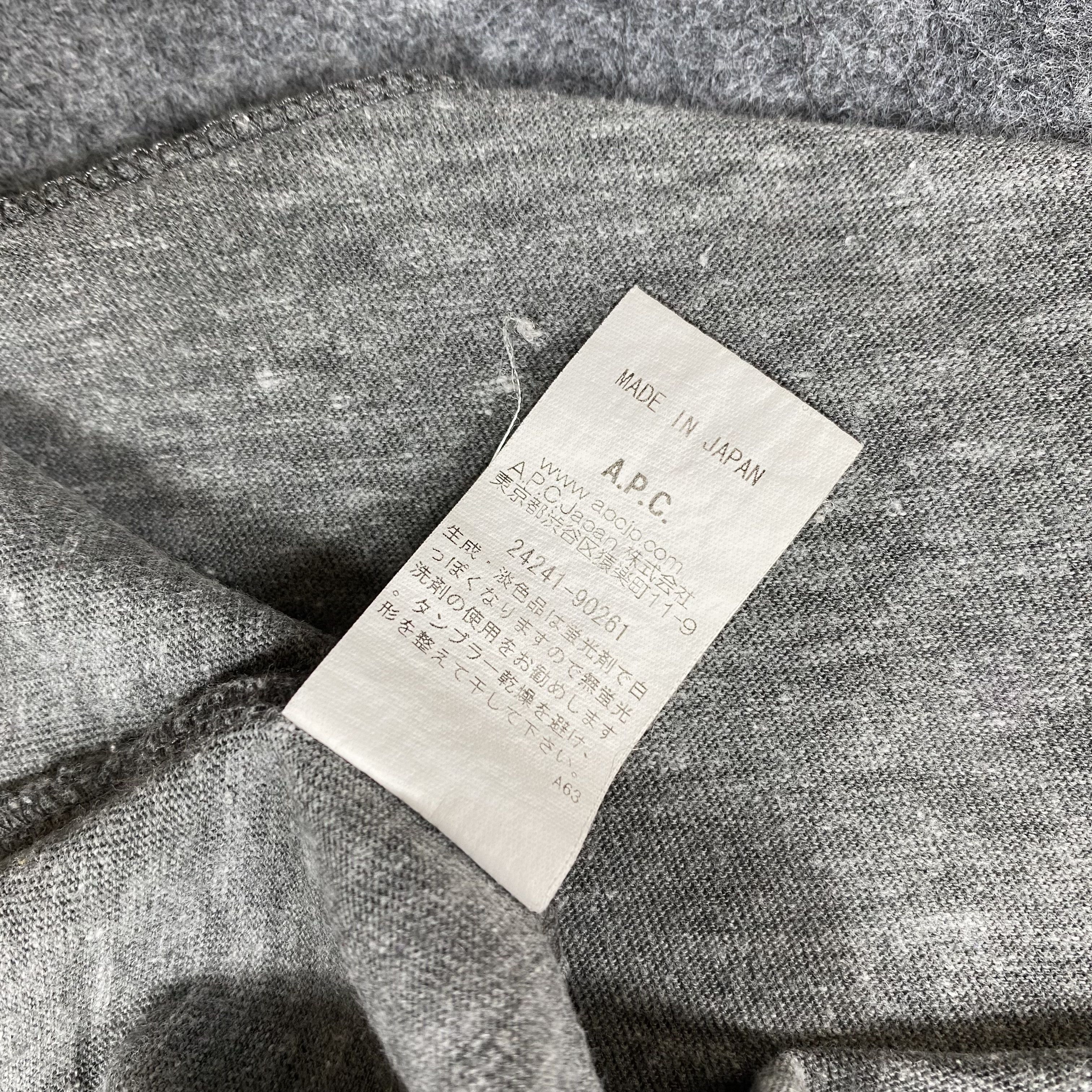 A.P.C. A.P.C. rue madame paris tshirt - M027 Size US M / EU 48-50 / 2 - 4 Thumbnail