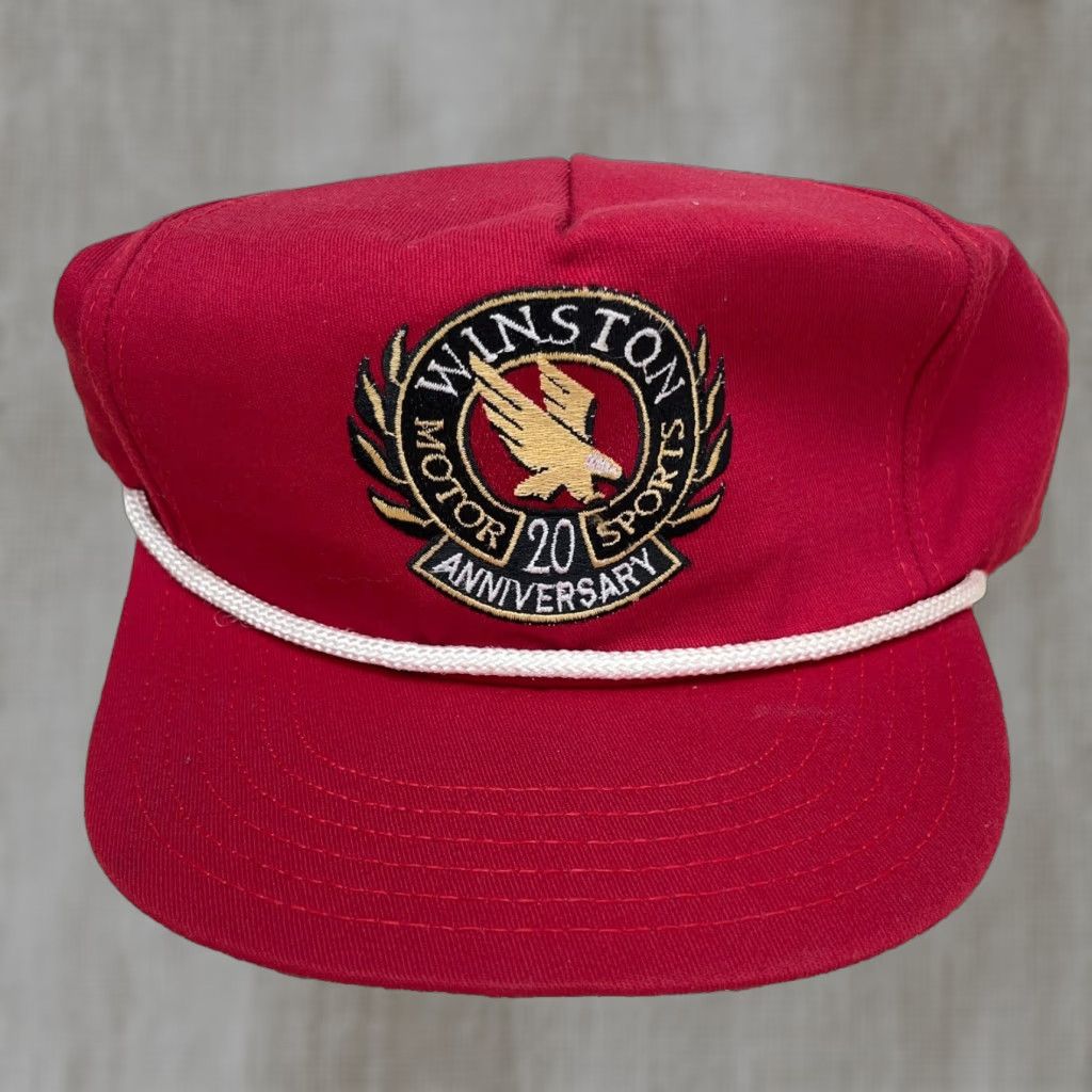Vintage VINTAGE Eagle Ridge NASCAR Motosports Snapback Hat Men Red Adjustable 90s Y2K Retro Size ONE SIZE - 1 Thumbnail