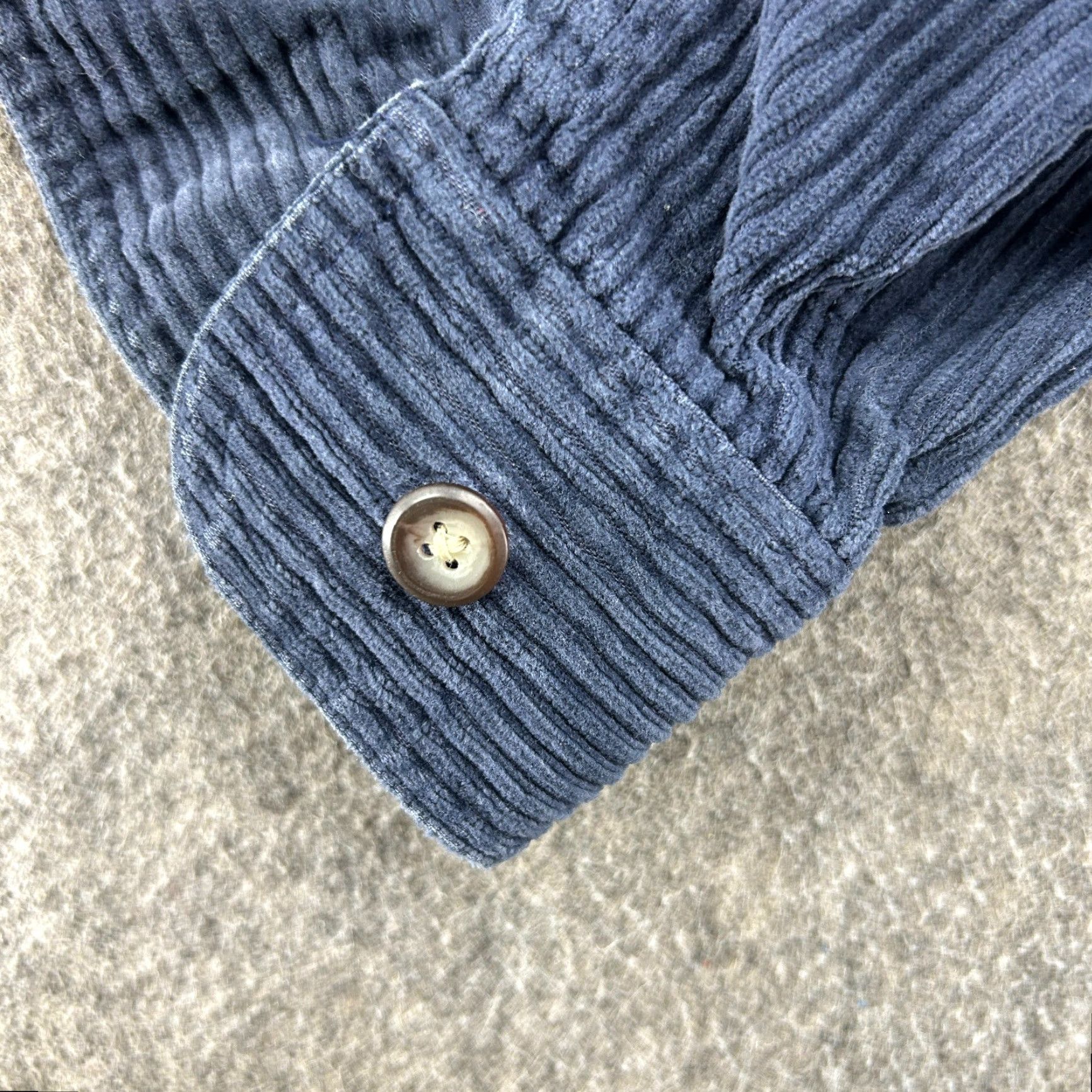 High Sierra VINTAGE High Sierra Shirt Mens L Blue Corduroy Button-Up Long Sleeve Cotton 90s Size US L / EU 52-54 / 3 - 6 Thumbnail