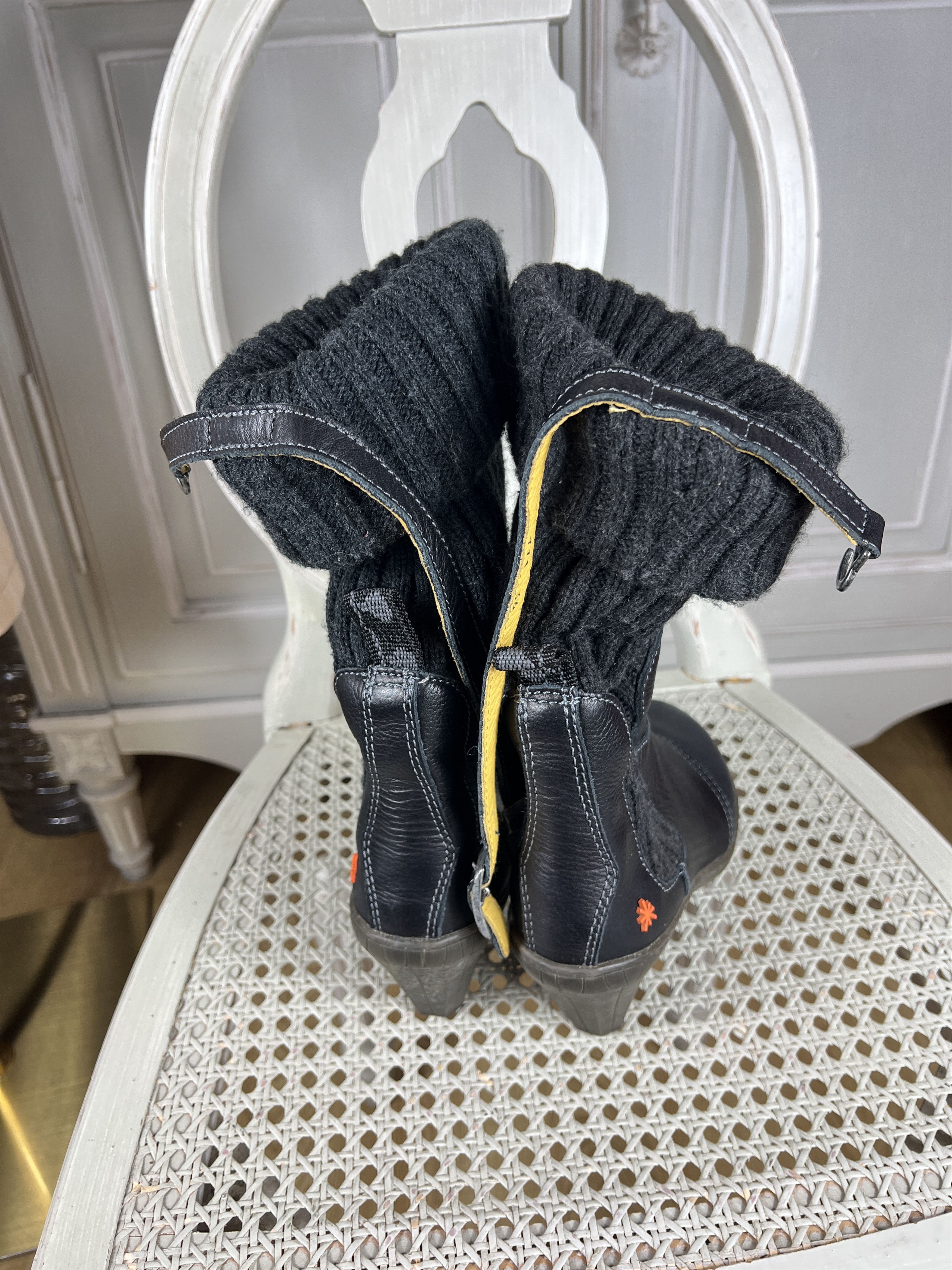 If Six Was Nine THE ART COMAPANY BOOTS WOOL LEATHER Size US 6 / IT 36 - 5 Thumbnail