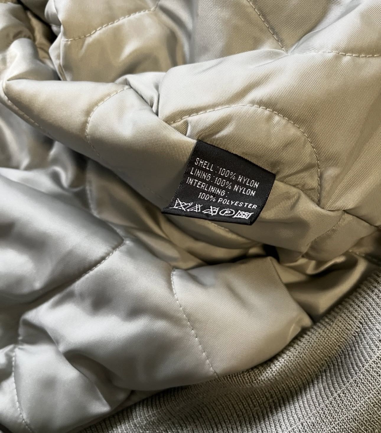 Alpha Industries Alpha Industries MA-1 Bomber Jacket Silver XL Vintage USA Size US XL / EU 56 / 4 - 8 Thumbnail