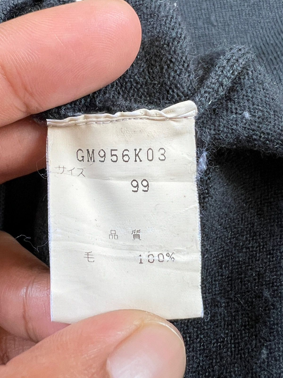 Romeo Gigli × Vintage Vintage Romeo Gigli Wool Neck Jumper Size US M / EU 48-50 / 2 - 8 Thumbnail