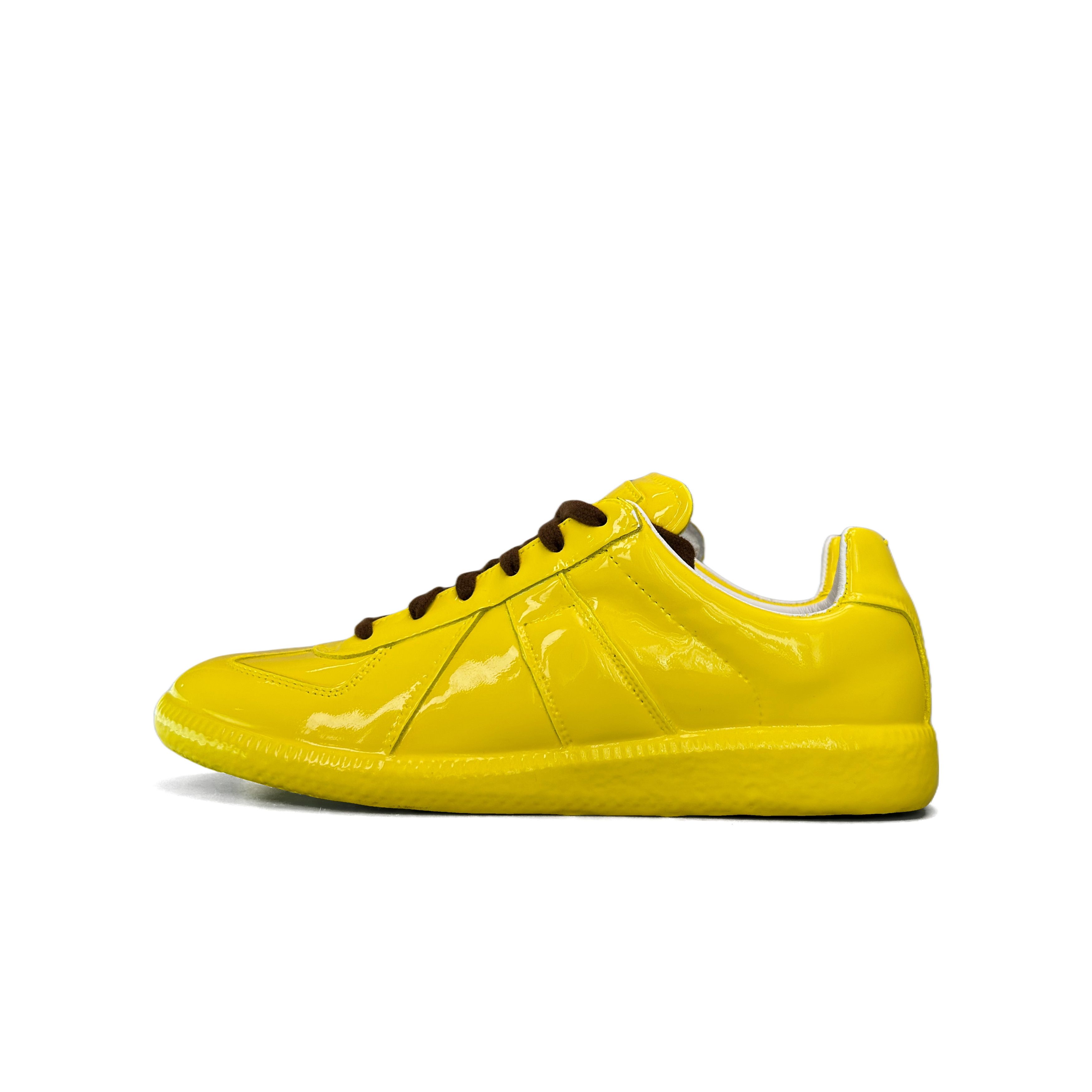 Maison Margiela Maison Margiela Patent Leather Replica Sneakers Size 37 Size US 7 / IT 37 - 1 Thumbnail