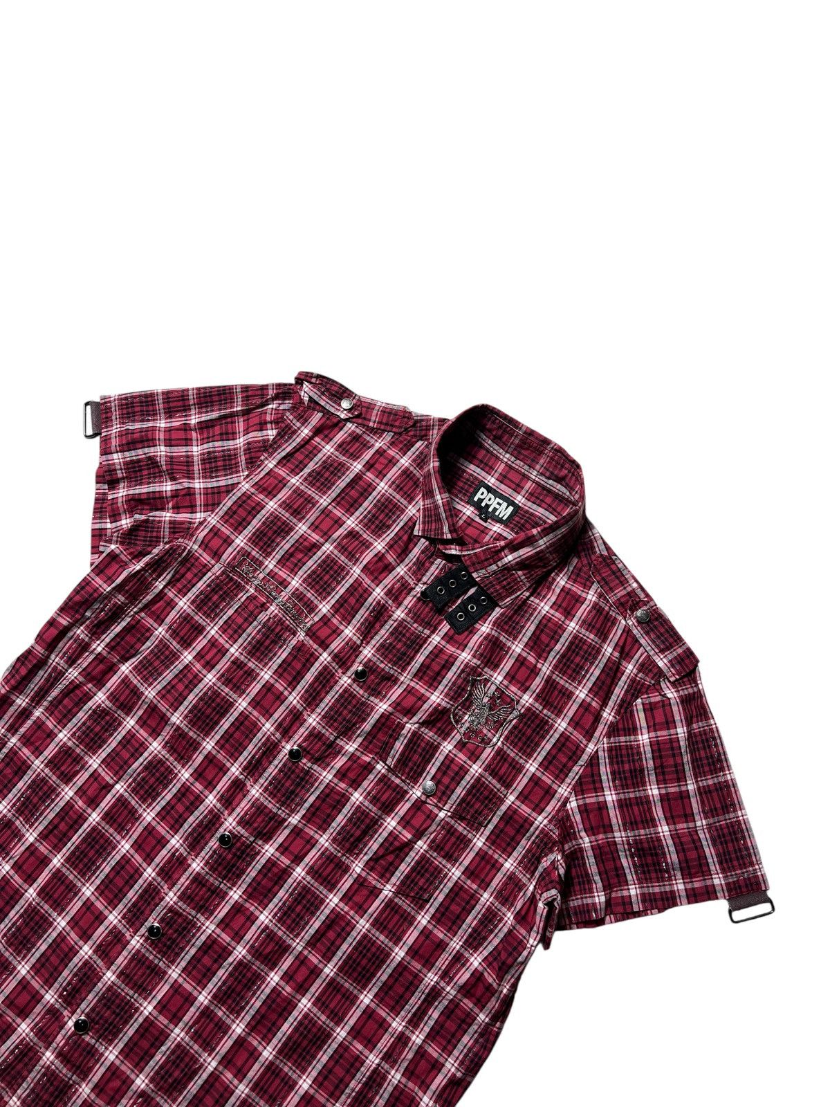 PPFM Ppfm Bondage Gothic Vkeii Grunge Button Shirt Size US L / EU 52-54 / 3 - 2 Thumbnail
