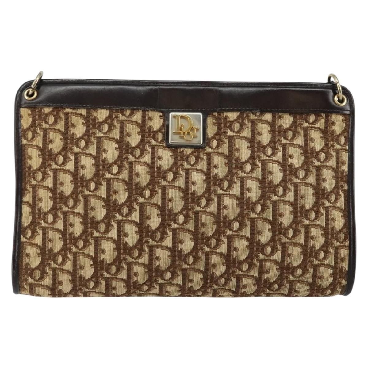Dior Christian Dior Vintage Trotter Shoulder Bag Canvas Size ONE SIZE - 1 Thumbnail