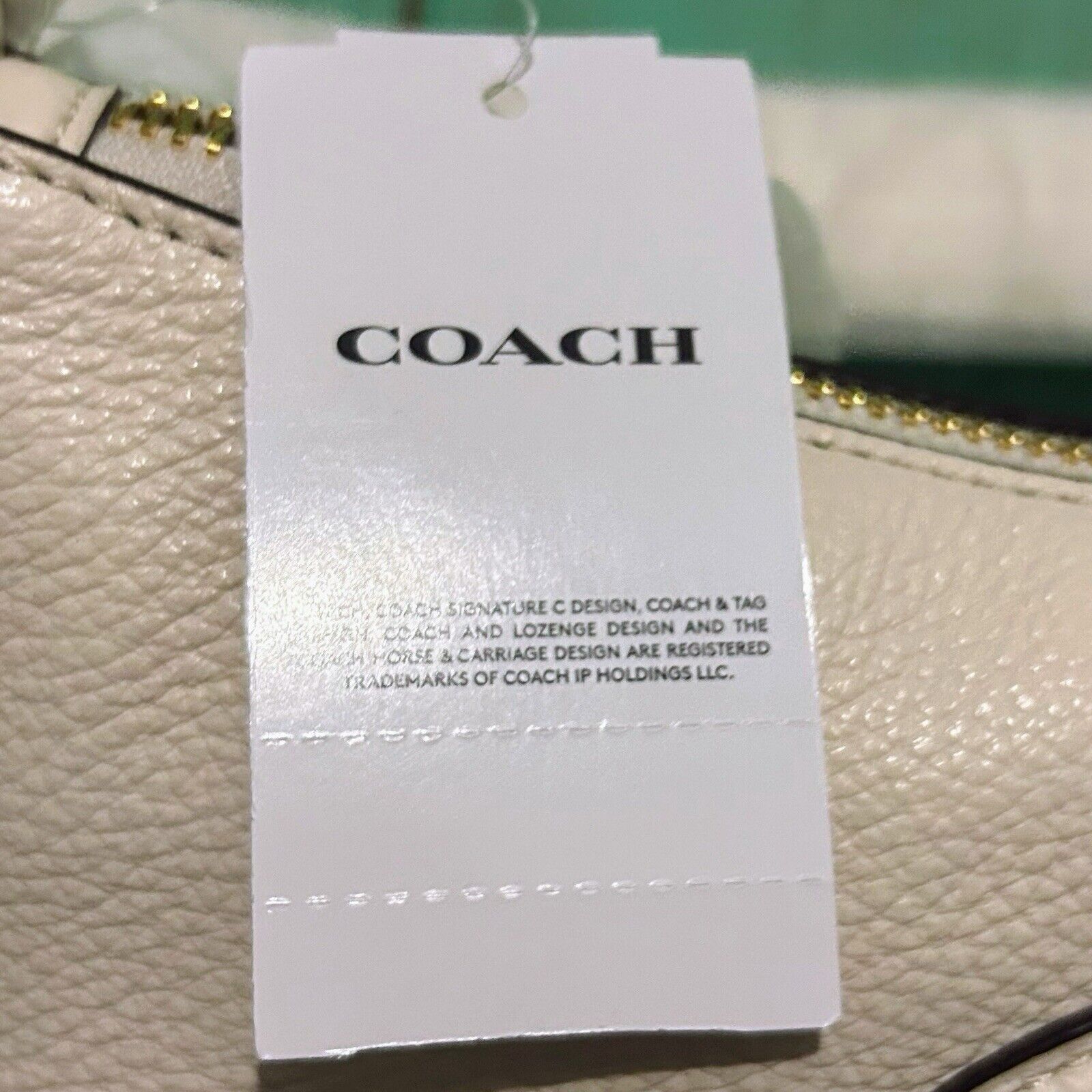 Coach Coach Dempsey Shoulder Bag Chalk Pebble Leather Patch C2829 Size ONE SIZE - 14 Thumbnail