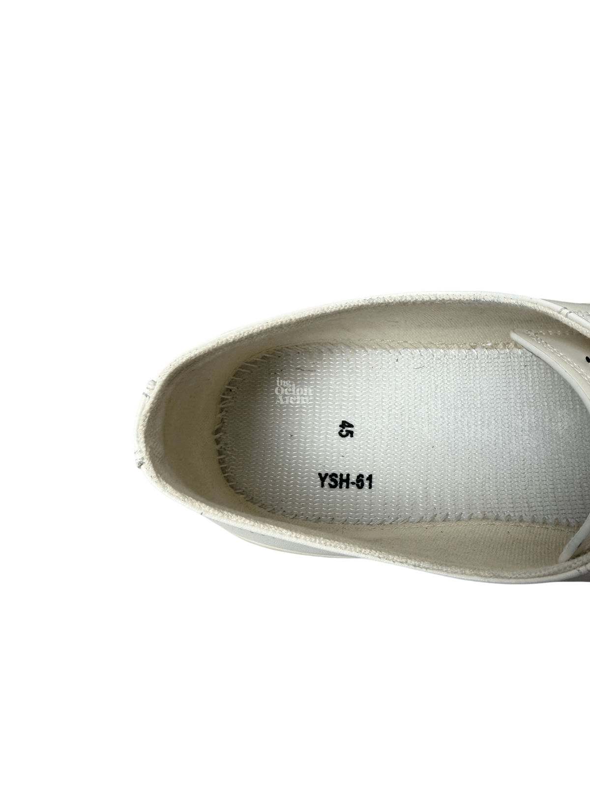 Sandro Sandro Low-Top Split Leather Trainers 'Off White' Size US 12 / EU 45 - 9 Thumbnail