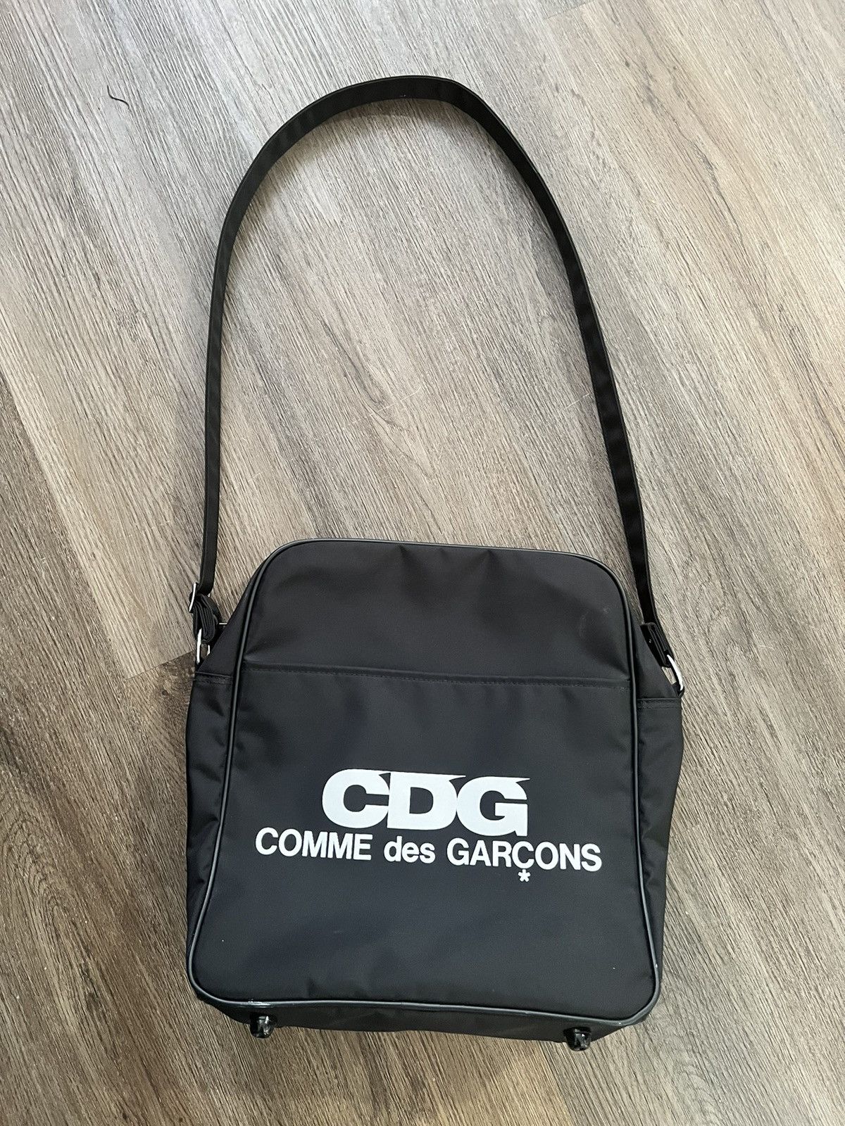 image of Cdg Cdg Cdg Cdg Comme Des Garcons Satchel in Black, Women's