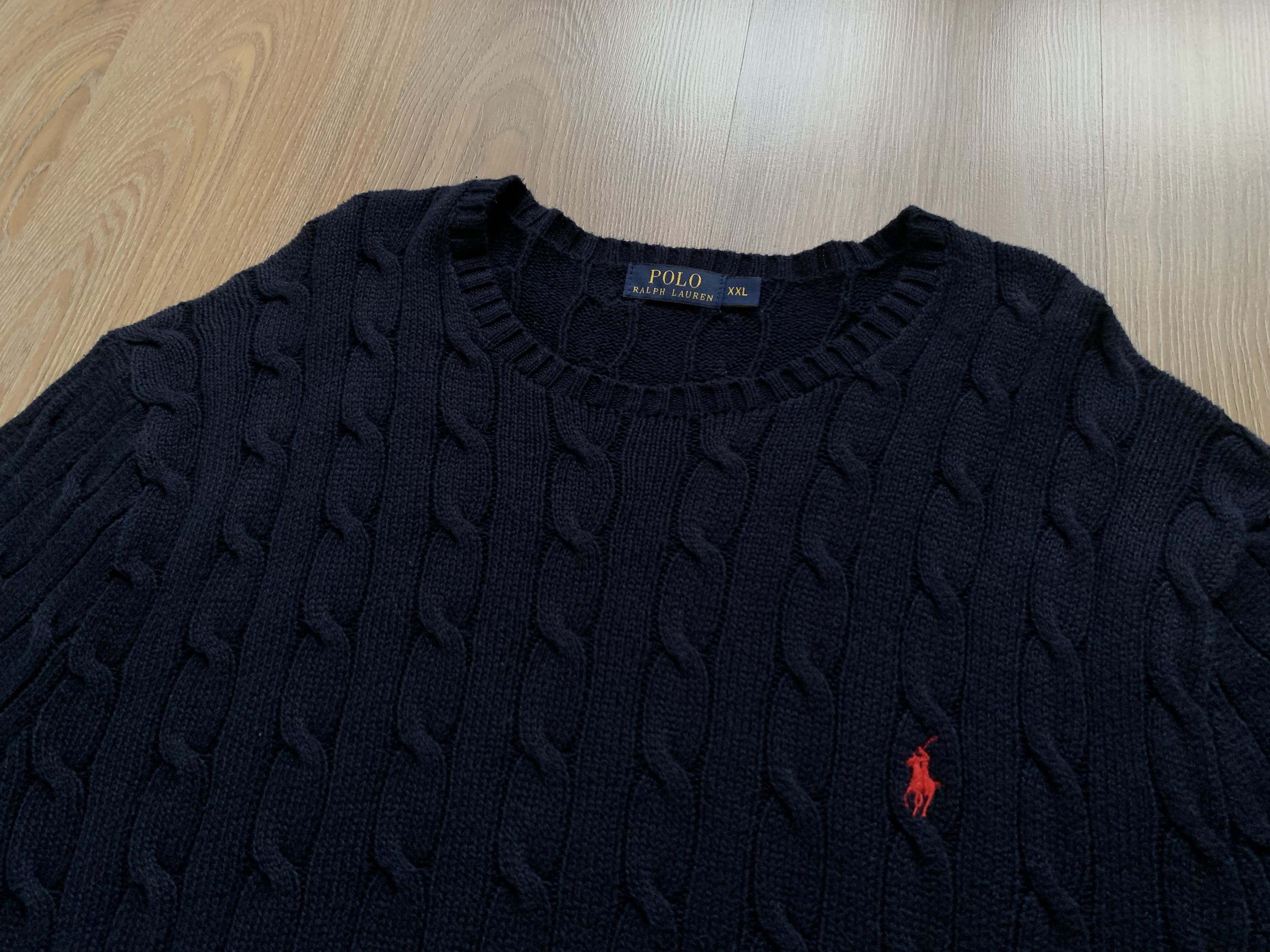 Polo Ralph Lauren Polo Ralph Lauren Vintage Cable Knit Crewneck Sweater Size US XXL / EU 58 / 5 - 4 Thumbnail