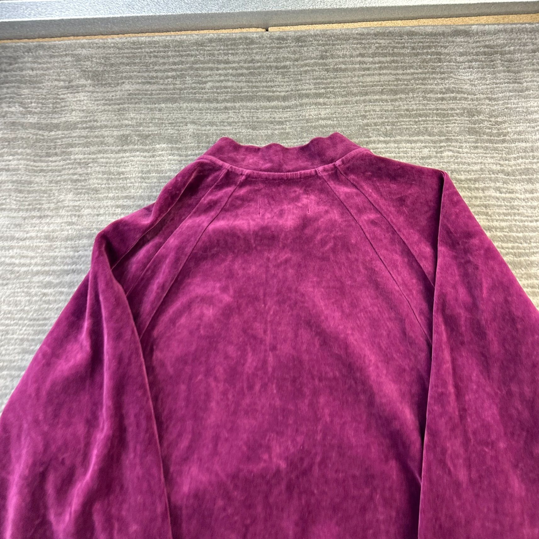 Jordan Brand Jordan Jacket Mens 2XL Purple Velour Full Zip Bomber Size US XXL / EU 58 / 5 - 5 Thumbnail