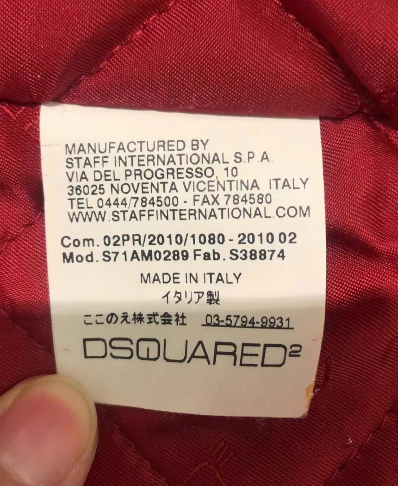 Dsquared2 Dsquared2 padded wool jacket Size L --Brand New Size US L / EU 52-54 / 3 - 4 Thumbnail