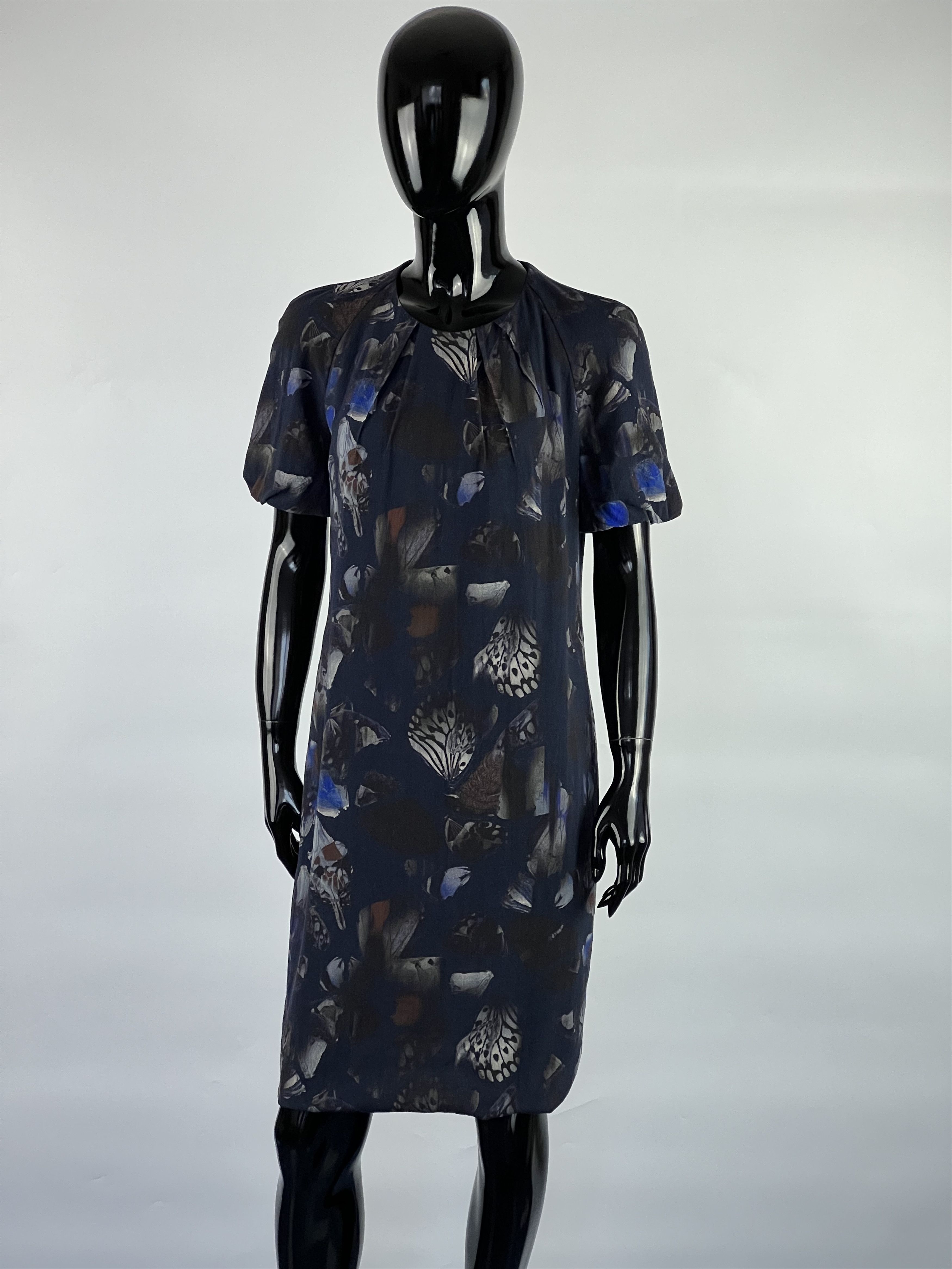 Akris Akris Baterfly Print Wool Dress Size XS Size XS / US 0-2 / IT 36-38 - 1 Thumbnail